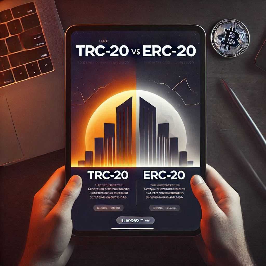 شبکه TRC-20 در مقایسه با ERC-20